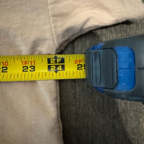 WILD FABLE Unique Casual Tan Hooded Top Shortsleeved Slits on Sides Athleisure - Picture 13 of 14